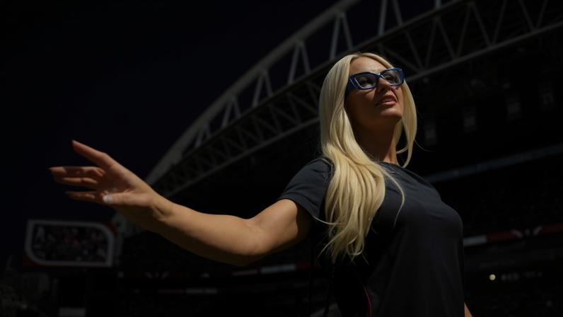 Empresária estava na torcida pelos Estados Unidos no jogo contra a Austrália