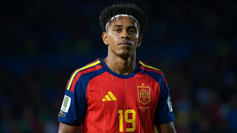 Lamine Yamal, estrela da Espanha: vacilo na estreia derrubou favoritismo do time (Koji Watanabe/Getty Images)