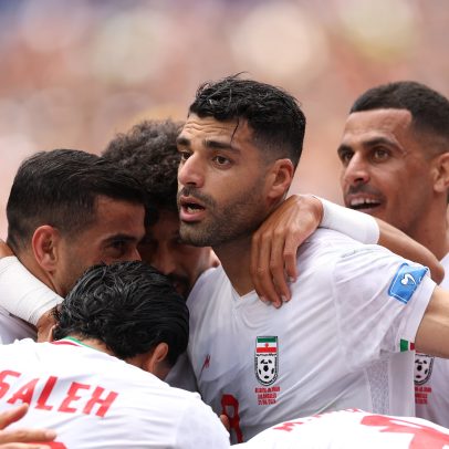 Mensagem deixada pela seleção do Irã no vestiário da Copa do Mundo