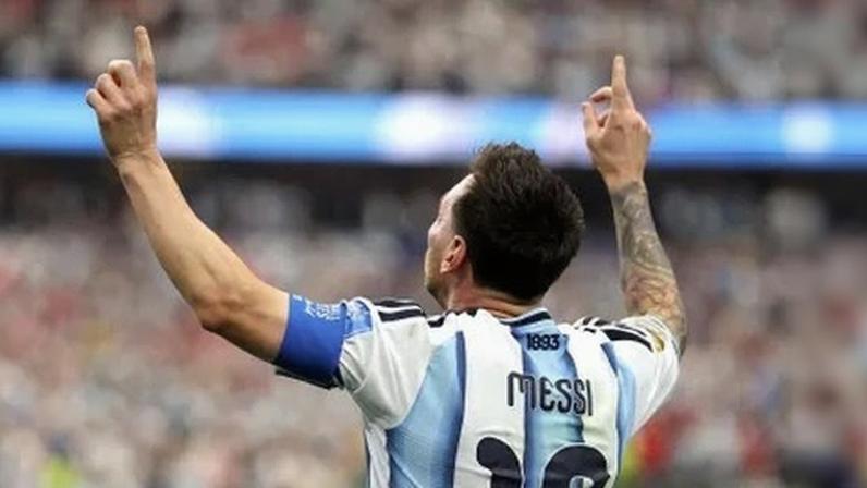 Lionel Messi no jogo contra a Áustria, pela Copa 2026