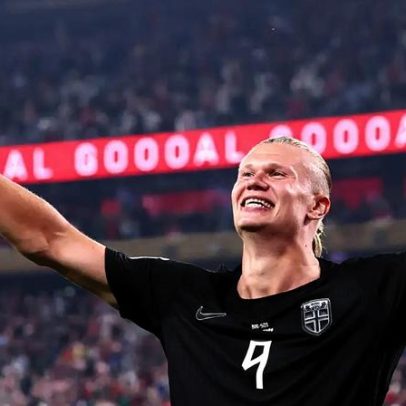 Haaland marca dois gols e estabelece novo recorde pela Noruega