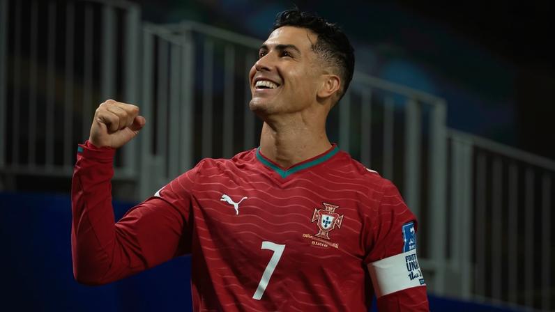 Cristiano Ronaldo scored for the sixth World Cup