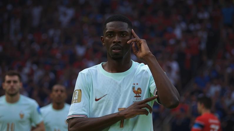 Dembele showed the class that won him soccer's leading individual award with a hat-trick for France against Norway