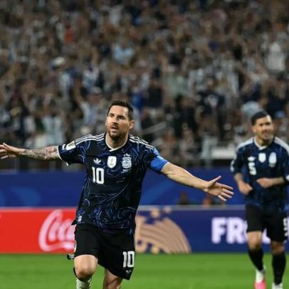 Messi marca novamente, Argentina vence Jordânia e mira vaga nas semifinais