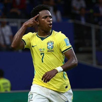 Vinícius Júnior sobe no ranking de artilheiros da Copa com mais dois gols