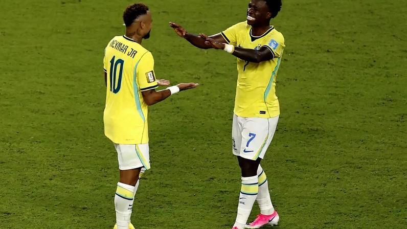 Neymar Jr. e Vinicius Jr.