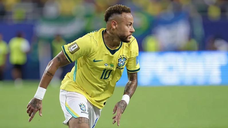 Neymar jogou 14 minutos contra a Escócia