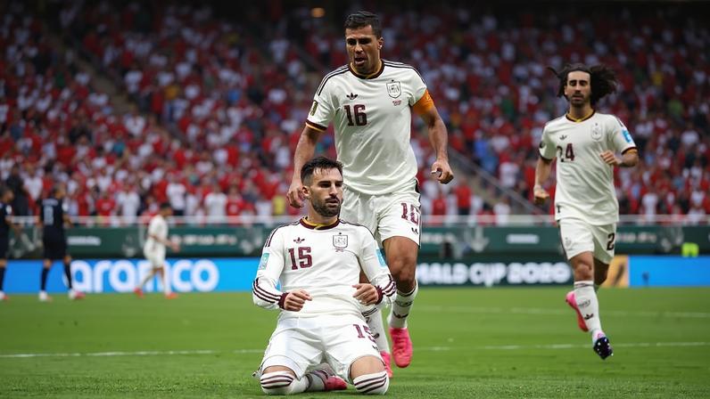 Alex Baena marcou único gol da partida entre Espanha e Uruguai