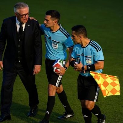 Ancelotti reclama; Brasil terá árbitro italiano contra o Japão