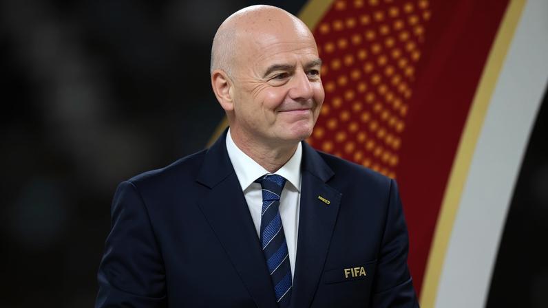 Foto colorida de Gianni Infantino, presidente da Fifa - Metrópoles