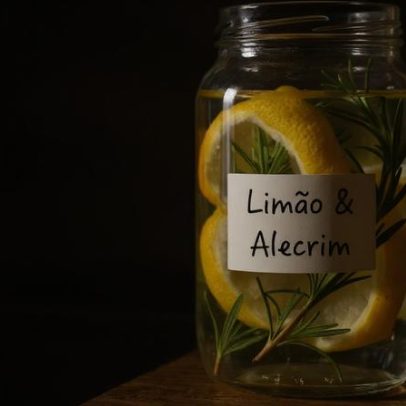 Guia prático: limpador aromatizado de limão e alecrim