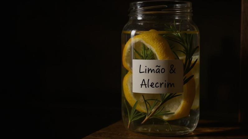 Guia prático: limpador aromatizado de limão e alecrim