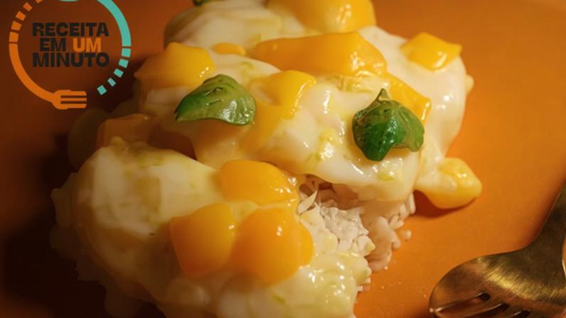 Pavê de Manga com cocada