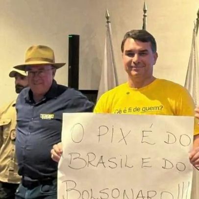 Monitoramento associa tarifaço ao Pix a Flávio Bolsonaro