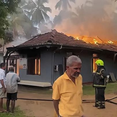 Incêndio em asilo clandestino deixa 12 mortos e 8 feridos com queimaduras graves