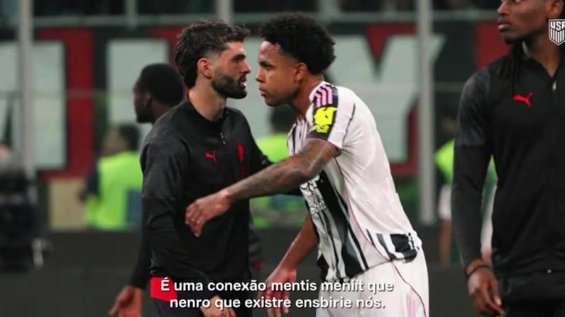 Christian Pulisic afirmou que tem uma relação muito especial com Weston McKennie, apesar dos duelos acirrados que os dois travam na Serie A.