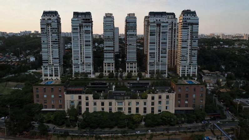 O complexo Cidade Jardim, em São Paulo, que inclui o shopping de mesmo nome, da JHSF
