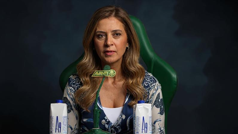 Leila Pereira fala sobre a possibilidade de investir em outro clube. Foto: Cesar Greco/Palmeiras