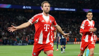 Harry Kane celebra gol do Bayern
