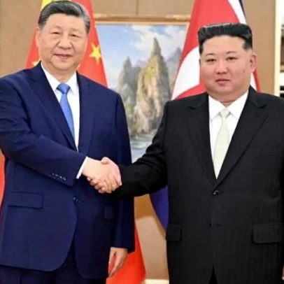Imagens mostram visita de Xi Jinping a Kim Jong-un na Coreia do Norte