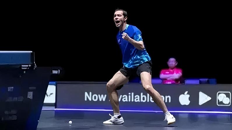 Hugo Calderano em final do WTT Star Contender de Ljubljana