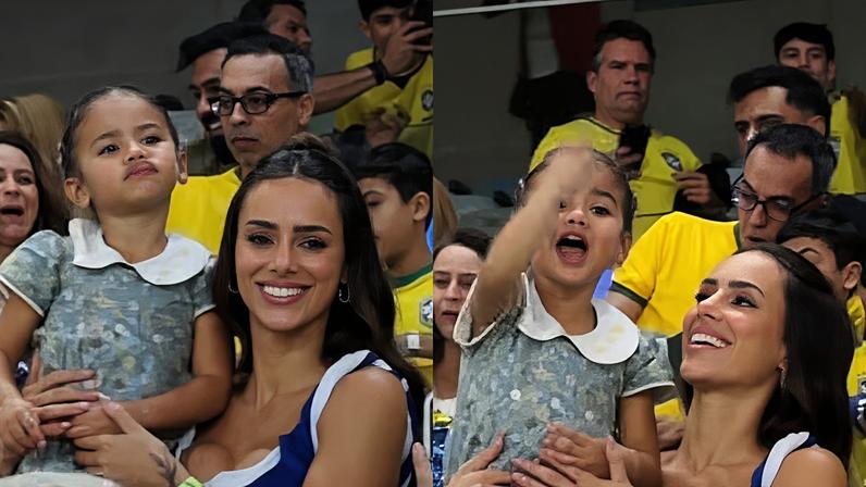 Bruna Biancardi revelou motivo da reação de Mavie em amistoso