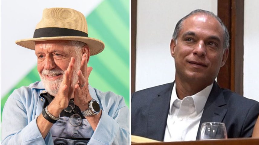 Jaques Wagner. Augusto Lima. Montagem: Paula Fróes/Reprodução – 17.05.2026; Reprodução/Facebook @institutoterrafirme – 29.11.2023