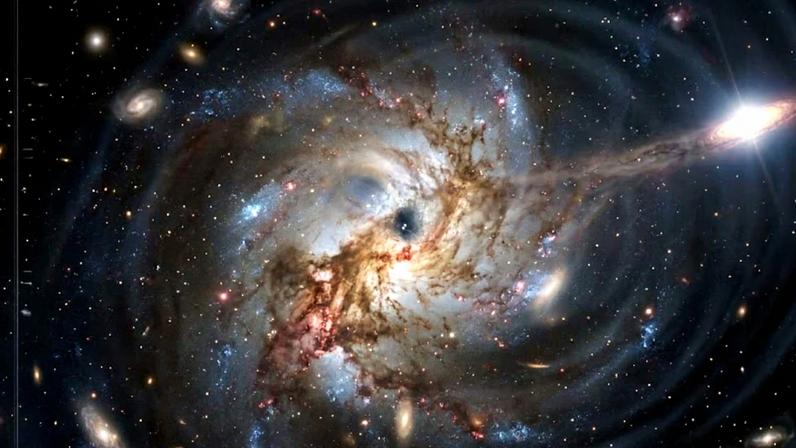 Astrônomos detectam sinais de buracos negros expulsos de galáxias gigantes