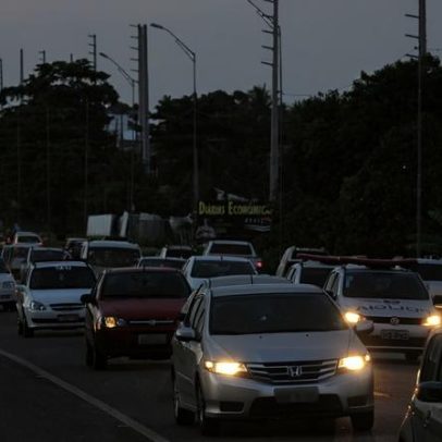 Trânsito no novo binário de Mangabeira II entra em operação