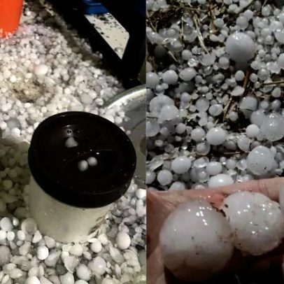 Chuva de granizo em junho em Minas Gerais: explicação sobre fenômeno raro