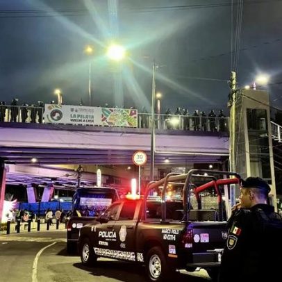 Manifestação fecha acessos do Estádio Azteca, segundo a polícia mexicana