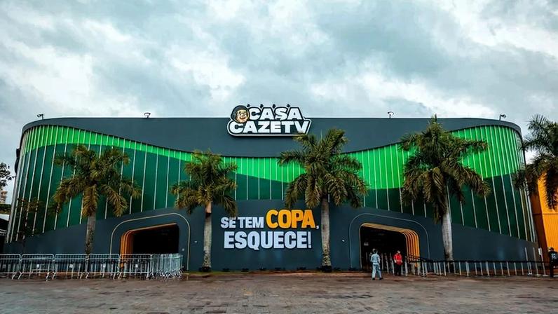 Casa CazéTV, em São Paulo, com 10 mil m², aposta em uma experiência imersiva durante a Copa do Mundo FIFA 2026 (Jorge Alexandre)