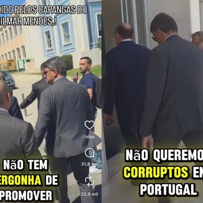 Jornalista português detido no Brasil antes do ato de Bolsonaro confronta Mendes
