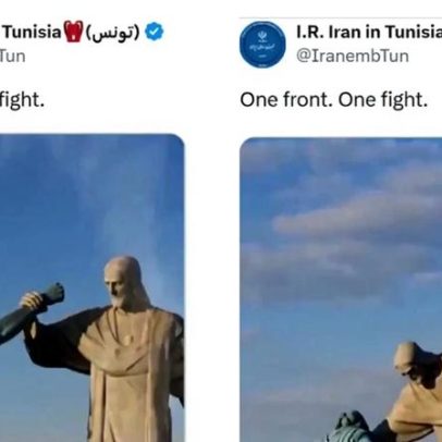 Irã usa estátua do Cristo Redentor em propaganda de guerra após ameaça dos EUA