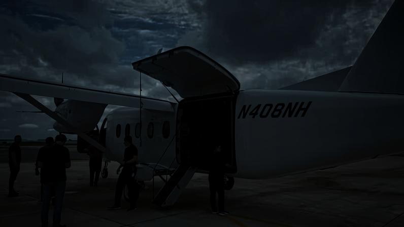 Imagem mostra primeiro SkyCourier da Azul Conecta ao ser recebido pela companhia nos EUA