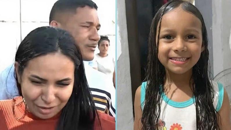 Mãe da menina morta após tiro no rosto fala pela primeira vez