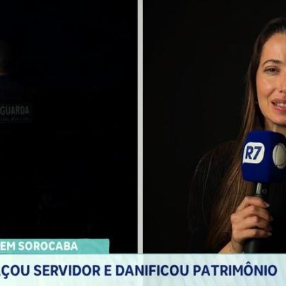 Preso em Sorocaba por ameaçar servidor e danificar patrimônio