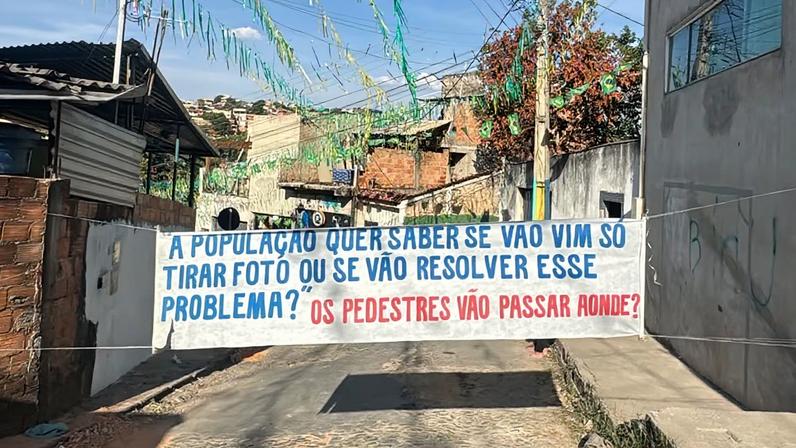 Moradores cobram por ação da Prefeitura de Belo Horizonte