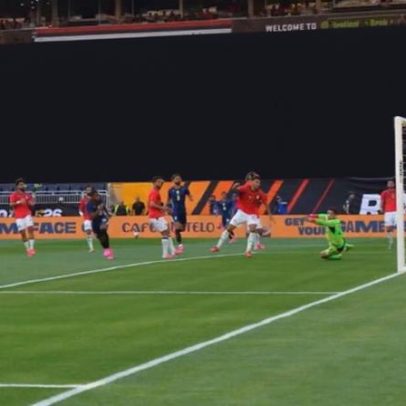 Endrick marca gol da vitória do Brasil contra o Egito