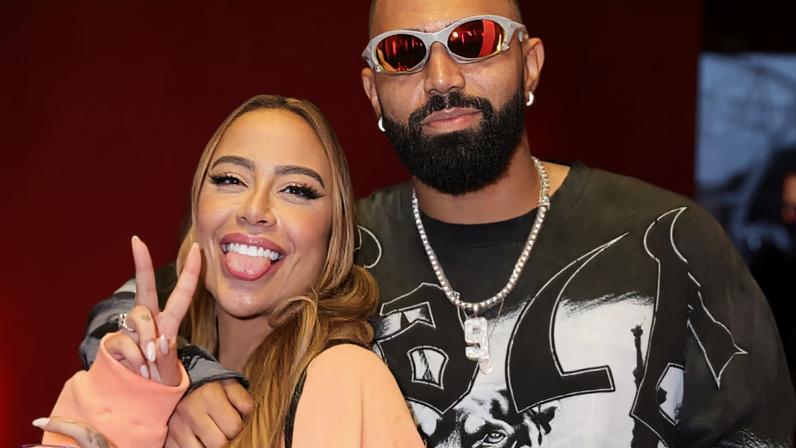 Rafaella Santos e Gabigol aparecem com a família em chá revelação