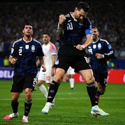 Argentina vence Jordânia por 3 a 1; destaque para Messi