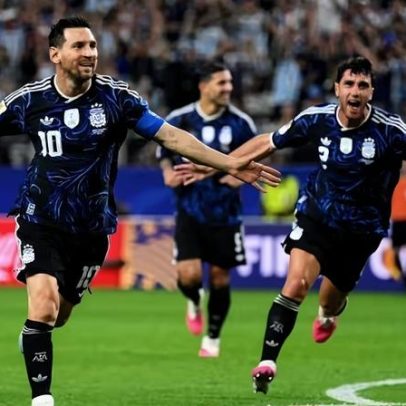 Argentina vence Jordânia em noite de novo recorde de Messi