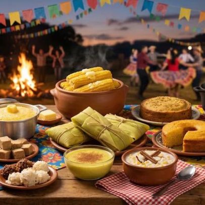 Receitas juninas ajudam a animar arraiá com pratos típicos