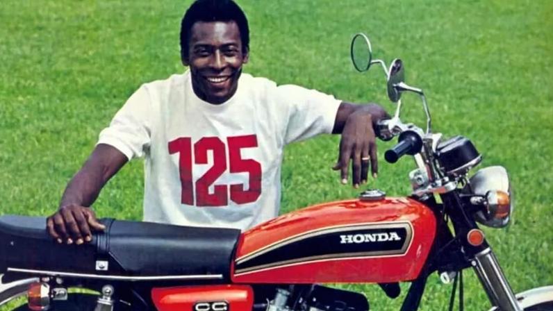 Honda CG 125 - Propaganda com Pelé