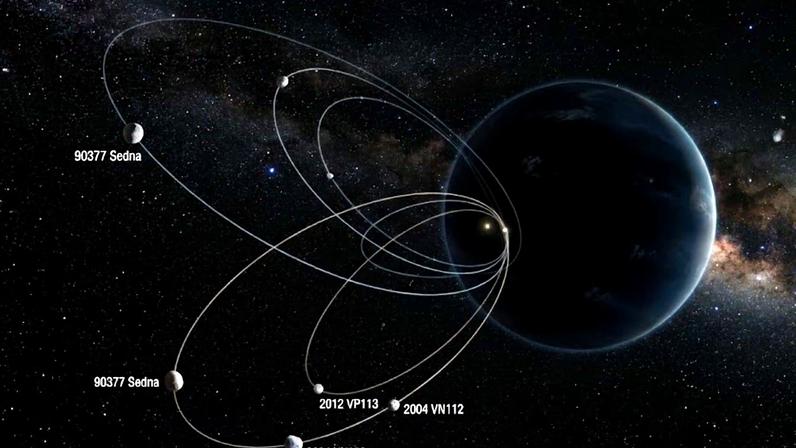 Existe um planeta gigante escondido além de Netuno? A busca continua. (Imagem: Fala Ciência via Gemini)