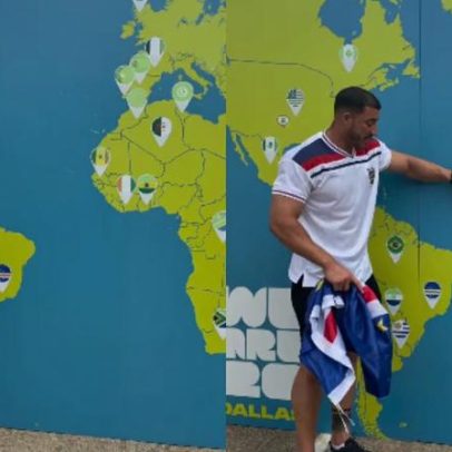Mapa da Fifa confunde Cabo Verde com cidade mineira