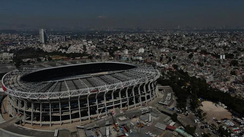 Estádio Azteca está preparado para receber sua terceira Copa do Mundo.