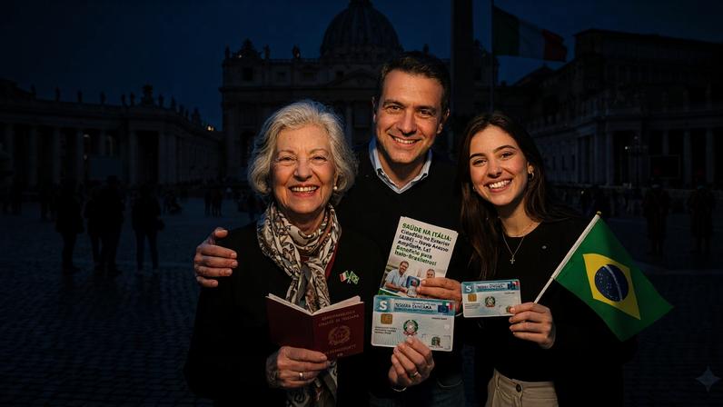 Ampliação do acesso ao sistema público de saúde italiano para cidadãos inscritos no AIRE