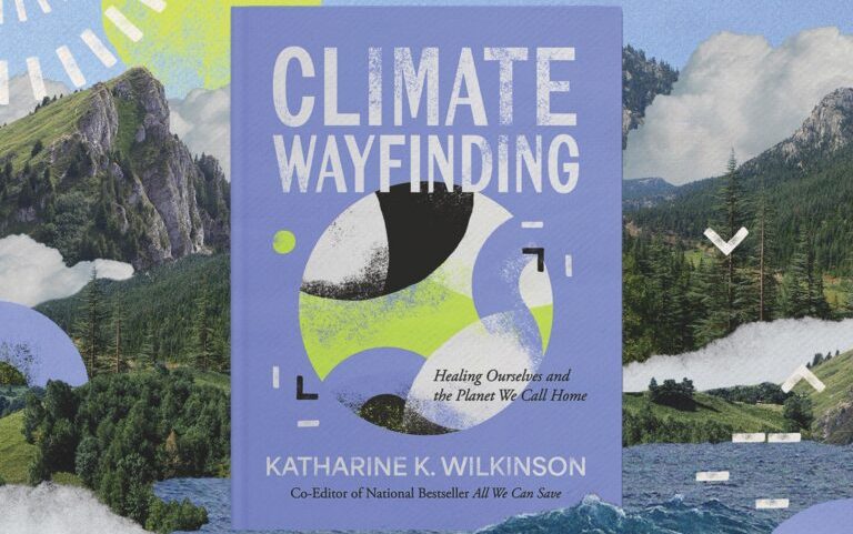 Climate Wayfinding with a design background. Image by Amerpsand. Courtesy of Katharine Wilkinson.