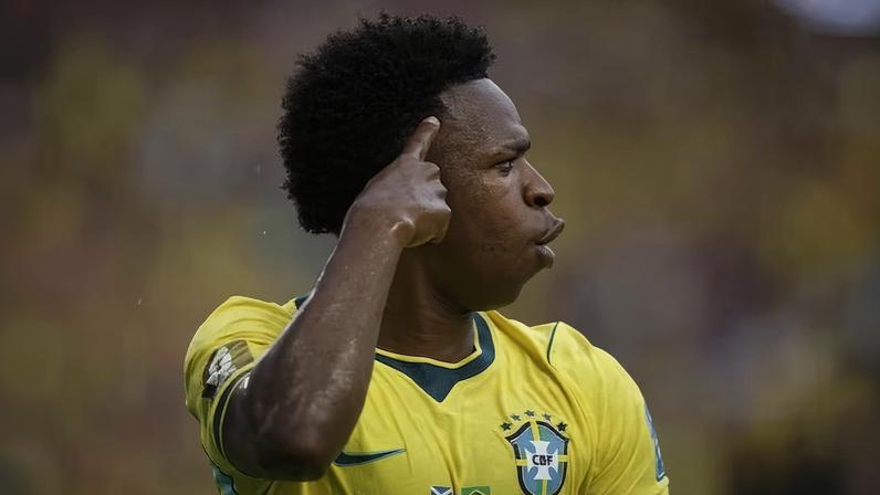 Vini Jr entra no top 4 da Fifa após atuação contra a Escócia; Messi lidera ranking